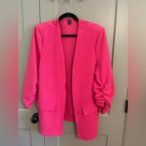 Shein evoluSHEIN pink 3/4 sleeve blazer size 2XL
